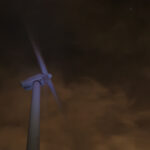 Nachtaufnahme kleiner Taschenlampe