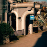 Schwebebahn Haltstelle